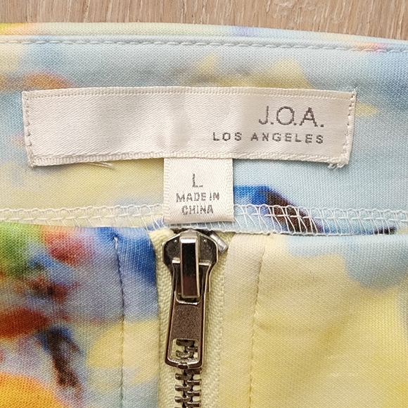 J.O.A. Los Angeles Pencil Zipper Skirt Size Large - Picture 7 of 12